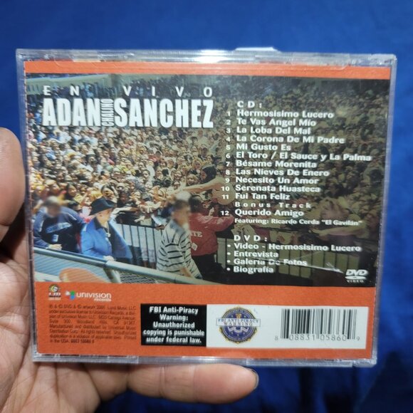 Adan Chalino Sanchez En Vivo (CD) - Picture 2 of 5